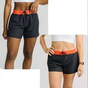 ZYIA Charcoal Flyweight Zipper Short